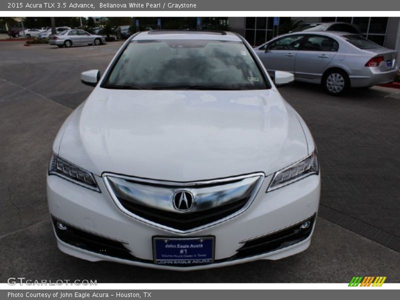 Bellanova White Pearl / Graystone 2015 Acura TLX 3.5 Advance