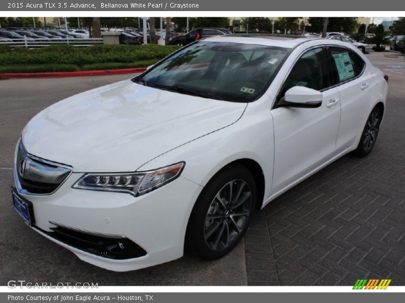 Bellanova White Pearl / Graystone 2015 Acura TLX 3.5 Advance