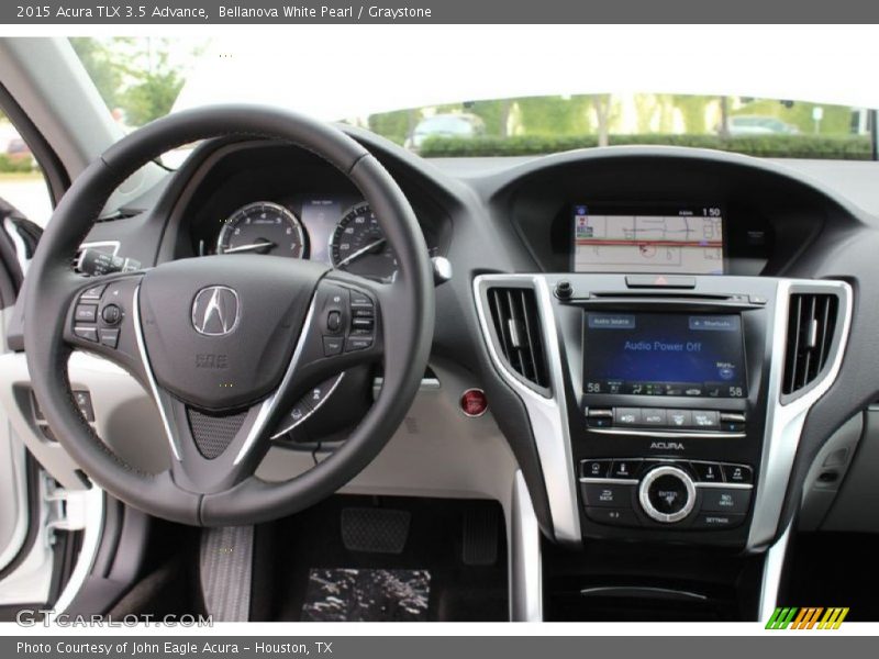 Bellanova White Pearl / Graystone 2015 Acura TLX 3.5 Advance