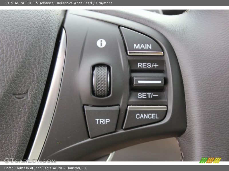 Bellanova White Pearl / Graystone 2015 Acura TLX 3.5 Advance