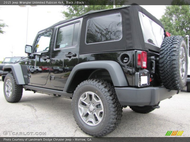 Black / Black 2015 Jeep Wrangler Unlimited Rubicon 4x4