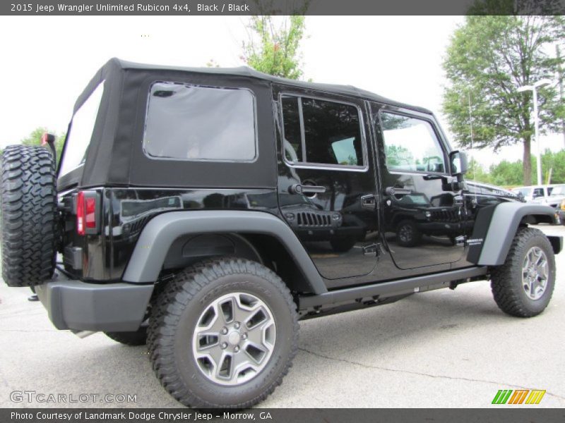 Black / Black 2015 Jeep Wrangler Unlimited Rubicon 4x4