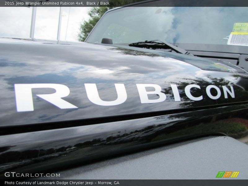 Black / Black 2015 Jeep Wrangler Unlimited Rubicon 4x4