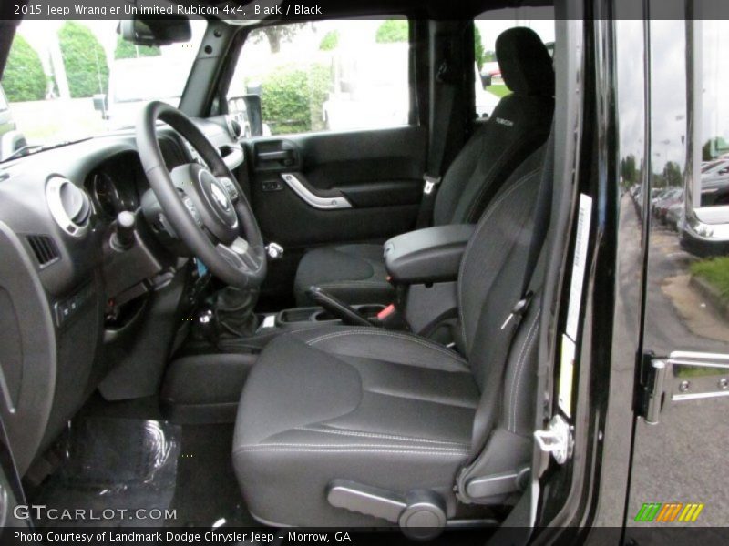 Black / Black 2015 Jeep Wrangler Unlimited Rubicon 4x4