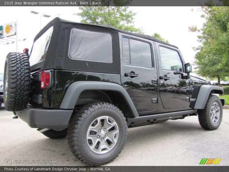 Black / Black 2015 Jeep Wrangler Unlimited Rubicon 4x4