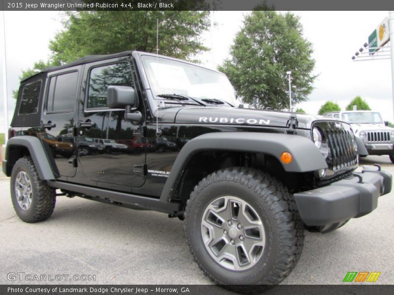Front 3/4 View of 2015 Wrangler Unlimited Rubicon 4x4