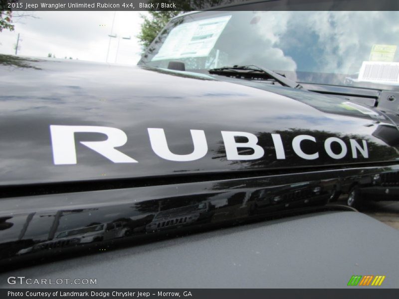 Black / Black 2015 Jeep Wrangler Unlimited Rubicon 4x4