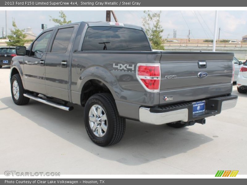 Sterling Gray Metallic / Steel Gray 2013 Ford F150 Limited SuperCrew 4x4