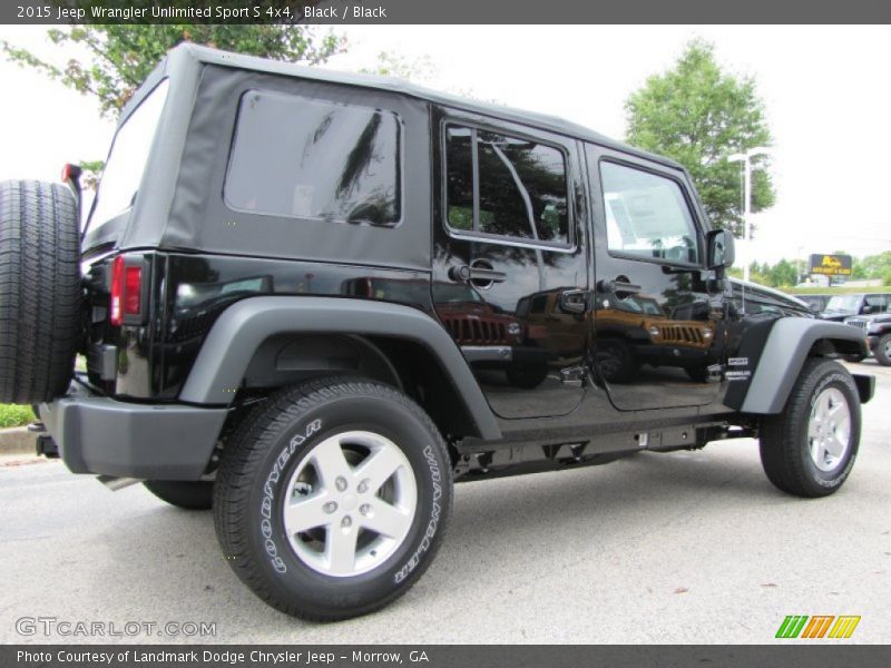 Black / Black 2015 Jeep Wrangler Unlimited Sport S 4x4