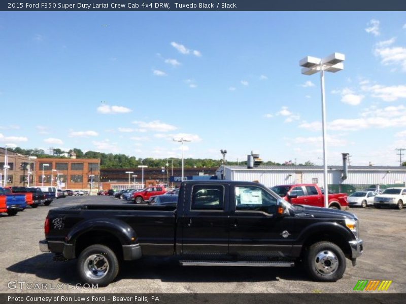 Tuxedo Black / Black 2015 Ford F350 Super Duty Lariat Crew Cab 4x4 DRW