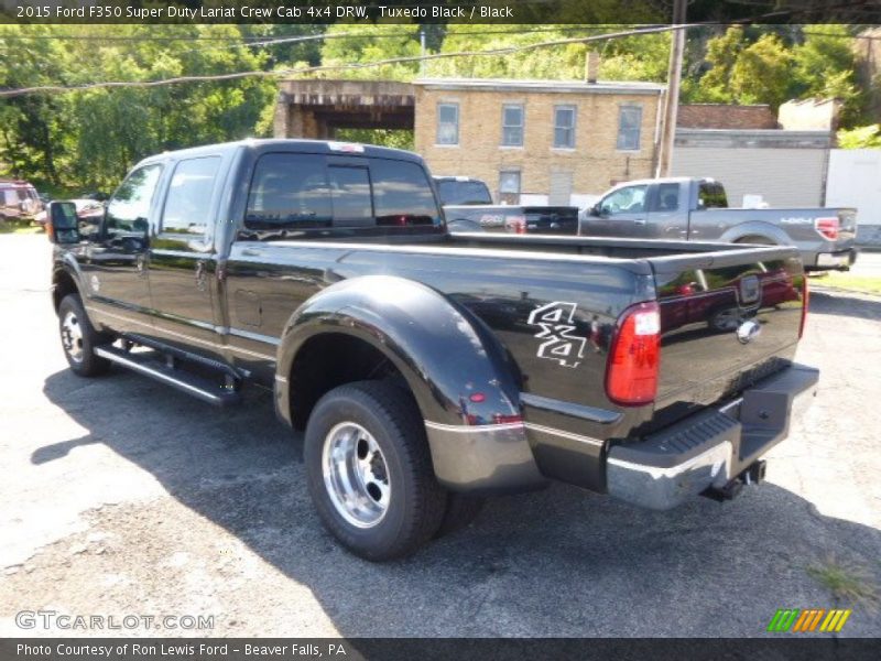 Tuxedo Black / Black 2015 Ford F350 Super Duty Lariat Crew Cab 4x4 DRW