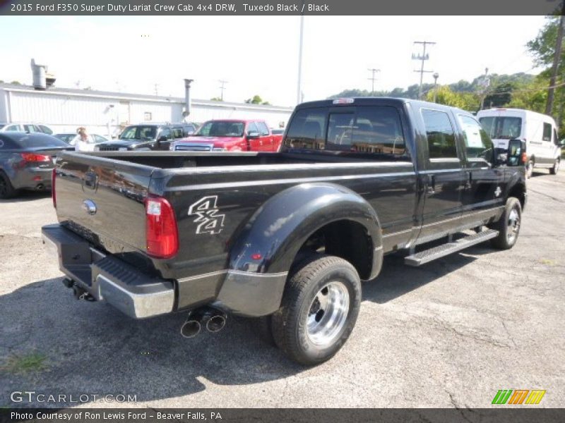 Tuxedo Black / Black 2015 Ford F350 Super Duty Lariat Crew Cab 4x4 DRW