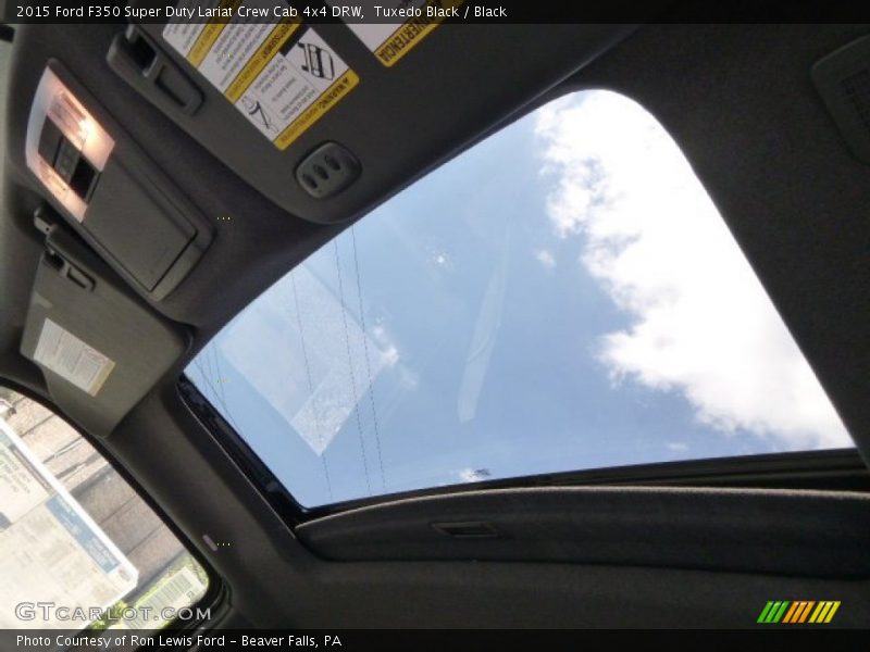 Tuxedo Black / Black 2015 Ford F350 Super Duty Lariat Crew Cab 4x4 DRW