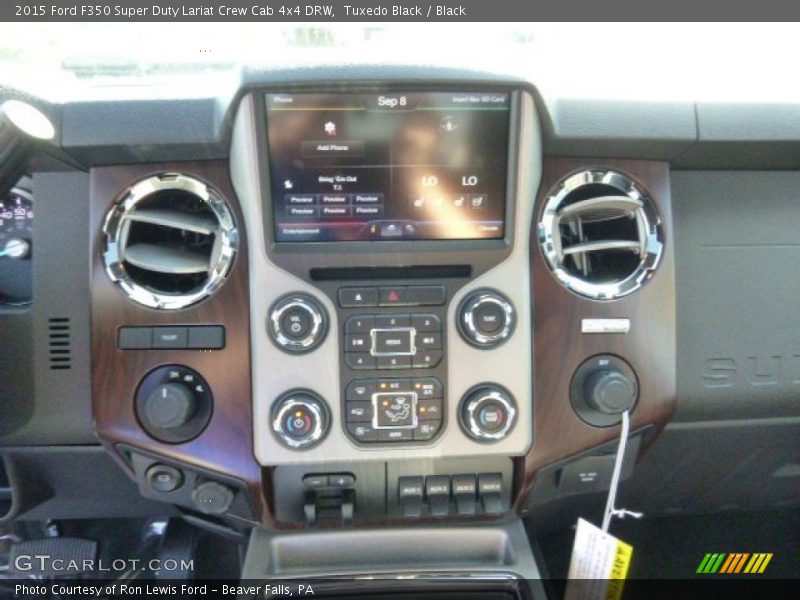 Tuxedo Black / Black 2015 Ford F350 Super Duty Lariat Crew Cab 4x4 DRW