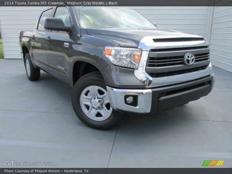 Magnetic Gray Metallic / Black 2014 Toyota Tundra SR5 Crewmax