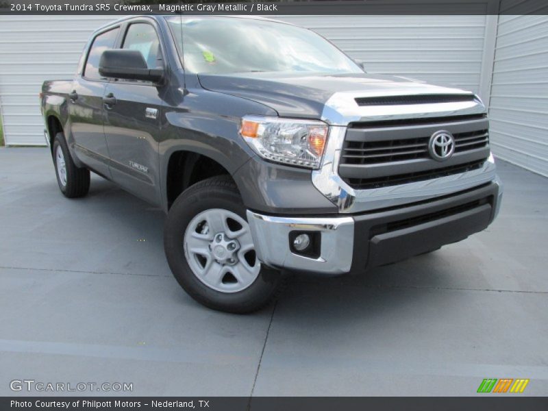 Magnetic Gray Metallic / Black 2014 Toyota Tundra SR5 Crewmax