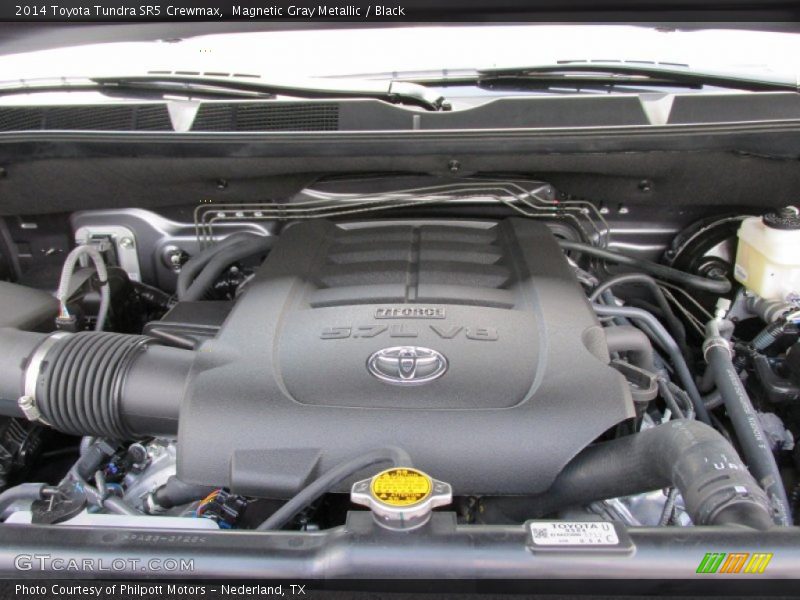 Magnetic Gray Metallic / Black 2014 Toyota Tundra SR5 Crewmax