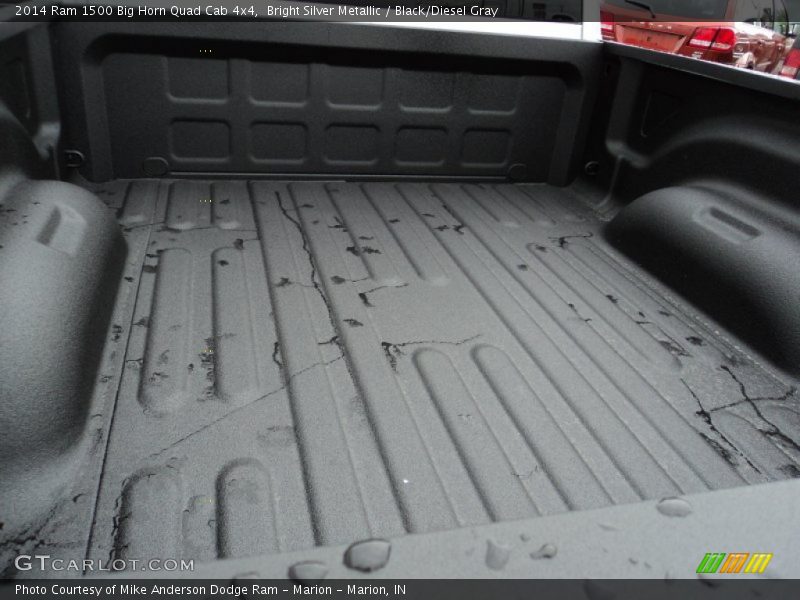 Bright Silver Metallic / Black/Diesel Gray 2014 Ram 1500 Big Horn Quad Cab 4x4