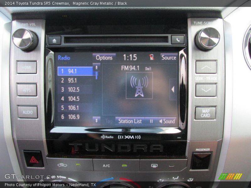 Magnetic Gray Metallic / Black 2014 Toyota Tundra SR5 Crewmax