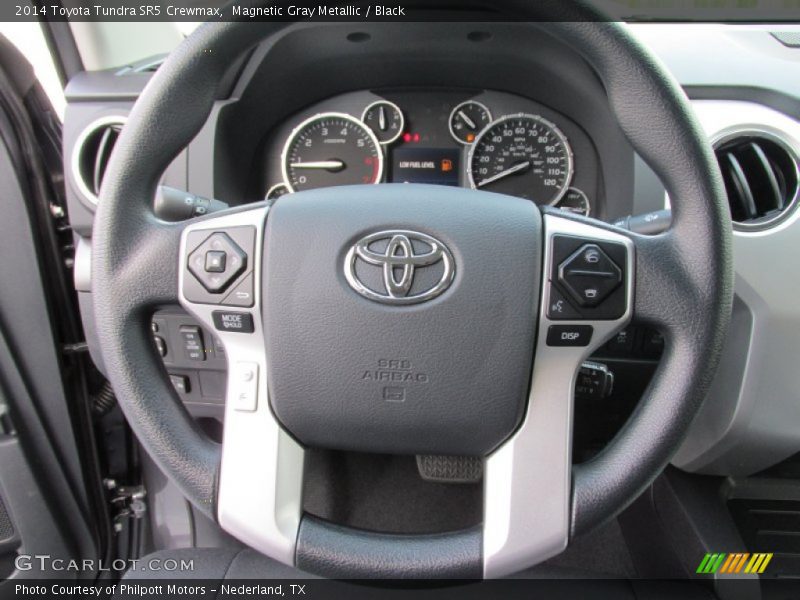 Magnetic Gray Metallic / Black 2014 Toyota Tundra SR5 Crewmax