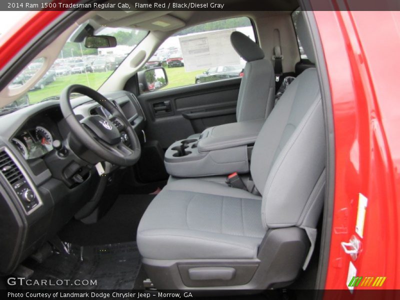 Flame Red / Black/Diesel Gray 2014 Ram 1500 Tradesman Regular Cab