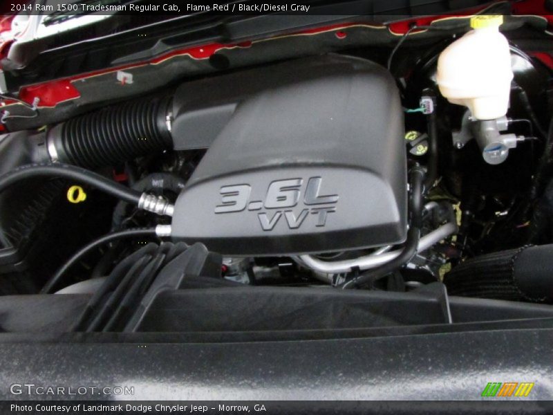 Flame Red / Black/Diesel Gray 2014 Ram 1500 Tradesman Regular Cab