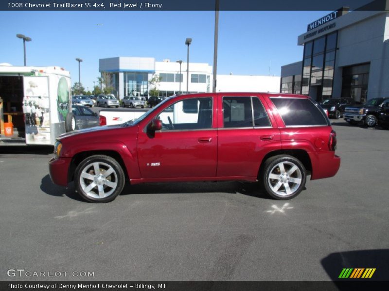 Red Jewel / Ebony 2008 Chevrolet TrailBlazer SS 4x4