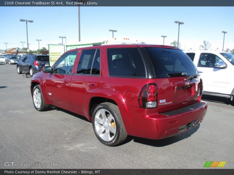 Red Jewel / Ebony 2008 Chevrolet TrailBlazer SS 4x4
