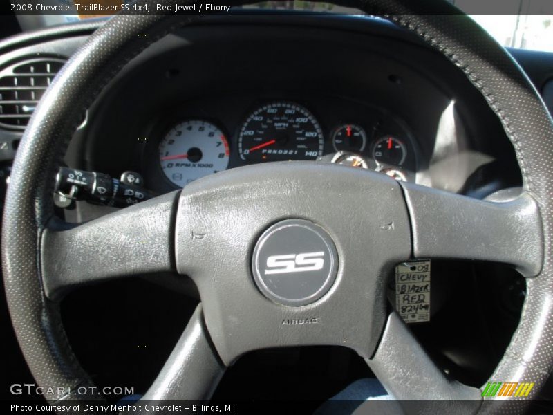 Red Jewel / Ebony 2008 Chevrolet TrailBlazer SS 4x4