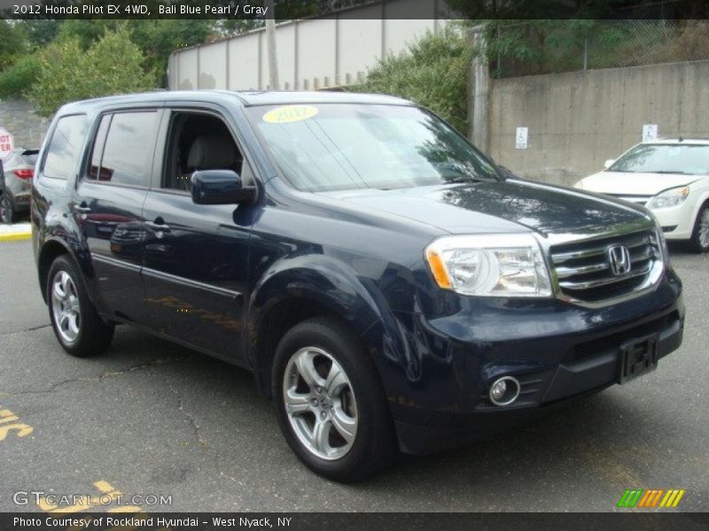Bali Blue Pearl / Gray 2012 Honda Pilot EX 4WD