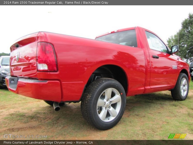 Flame Red / Black/Diesel Gray 2014 Ram 1500 Tradesman Regular Cab