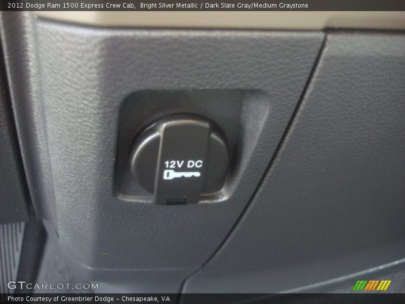 Bright Silver Metallic / Dark Slate Gray/Medium Graystone 2012 Dodge Ram 1500 Express Crew Cab