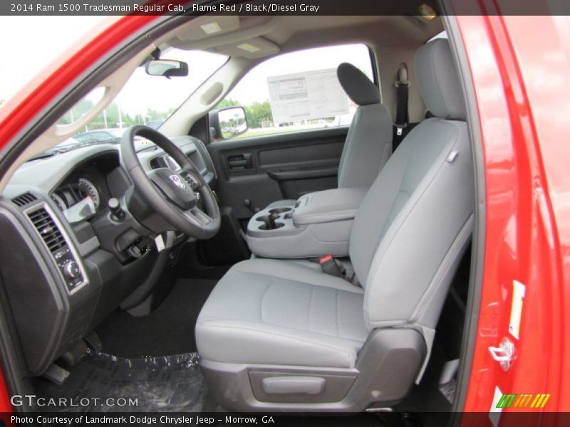 Flame Red / Black/Diesel Gray 2014 Ram 1500 Tradesman Regular Cab