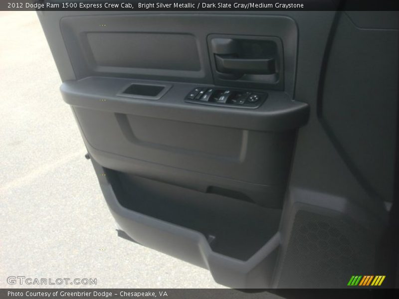 Bright Silver Metallic / Dark Slate Gray/Medium Graystone 2012 Dodge Ram 1500 Express Crew Cab