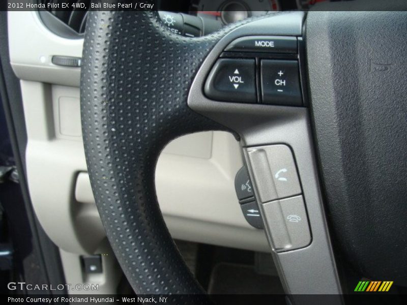 Bali Blue Pearl / Gray 2012 Honda Pilot EX 4WD