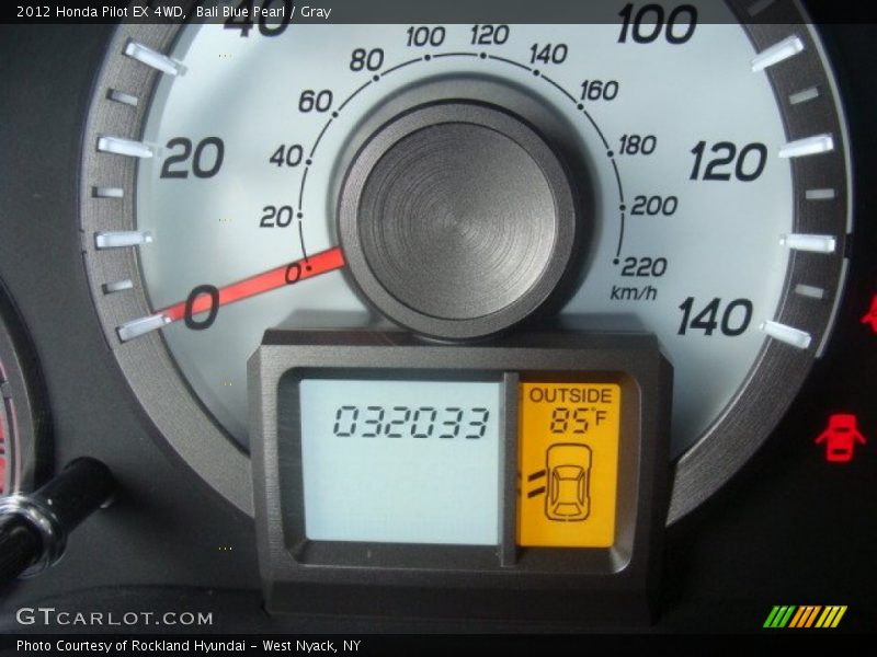 Bali Blue Pearl / Gray 2012 Honda Pilot EX 4WD