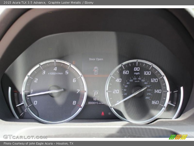 Graphite Luster Metallic / Ebony 2015 Acura TLX 3.5 Advance