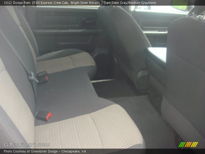 Bright Silver Metallic / Dark Slate Gray/Medium Graystone 2012 Dodge Ram 1500 Express Crew Cab
