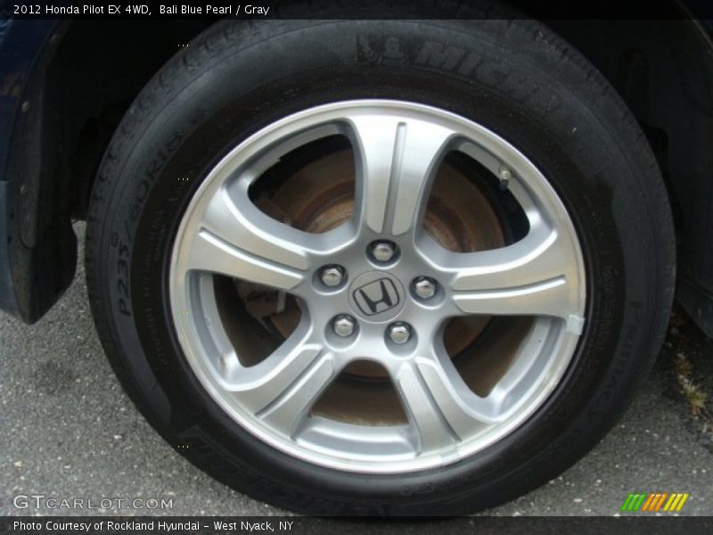 Bali Blue Pearl / Gray 2012 Honda Pilot EX 4WD
