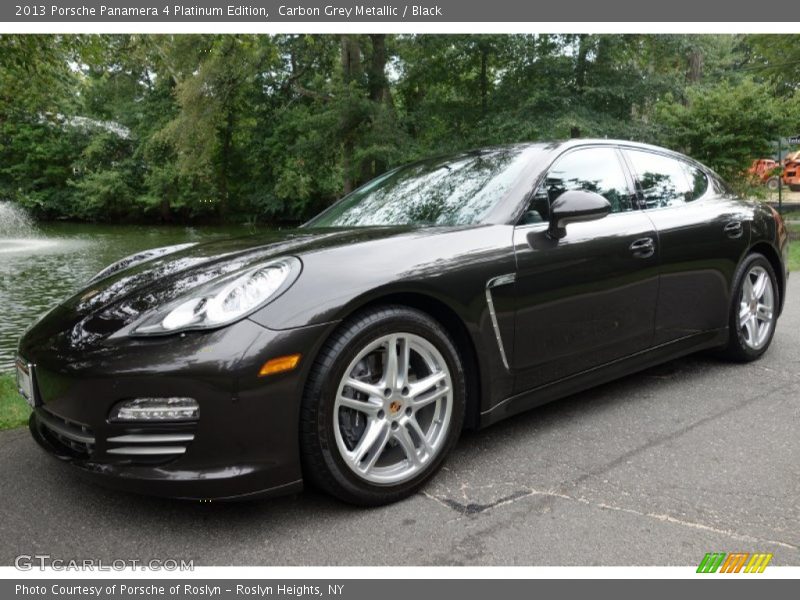 Carbon Grey Metallic / Black 2013 Porsche Panamera 4 Platinum Edition