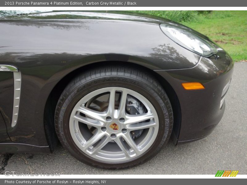 Carbon Grey Metallic / Black 2013 Porsche Panamera 4 Platinum Edition