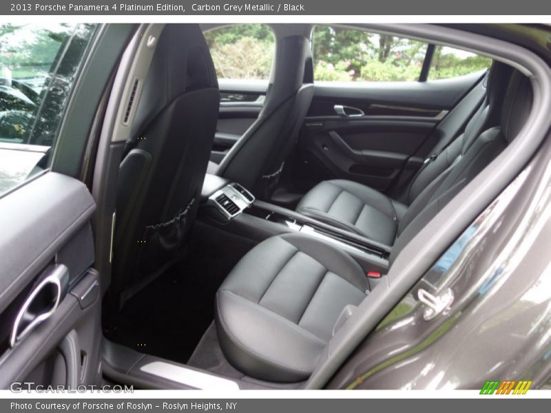 Carbon Grey Metallic / Black 2013 Porsche Panamera 4 Platinum Edition