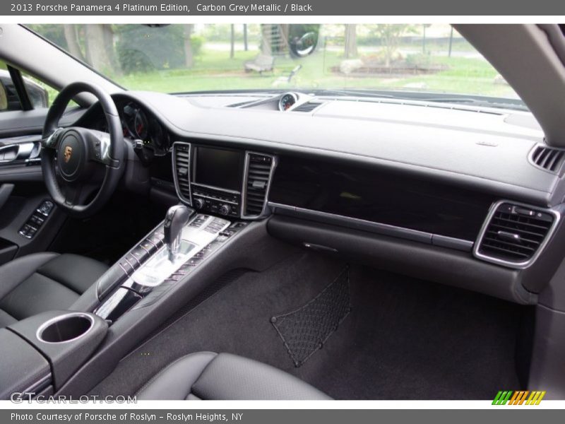 Carbon Grey Metallic / Black 2013 Porsche Panamera 4 Platinum Edition