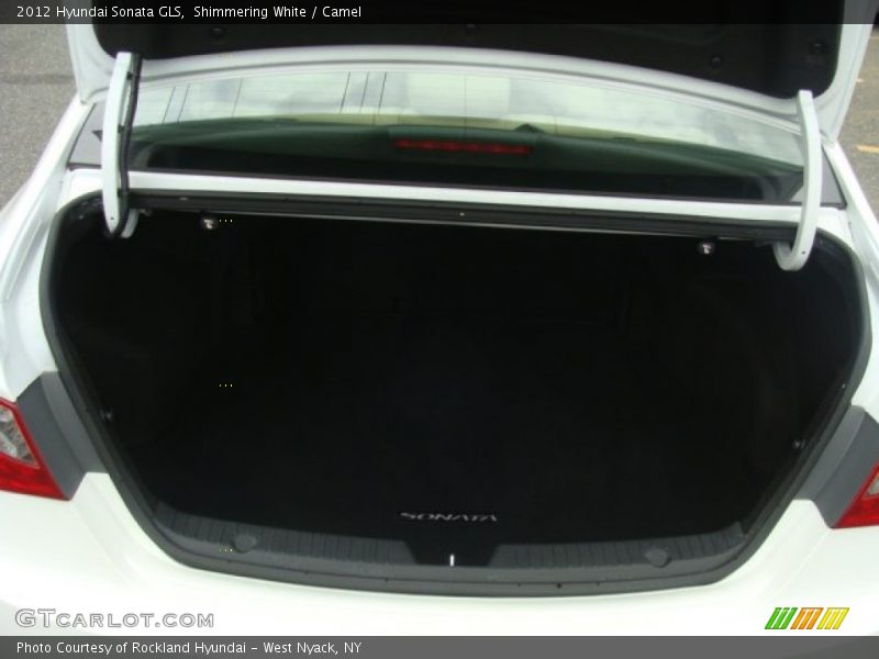 Shimmering White / Camel 2012 Hyundai Sonata GLS