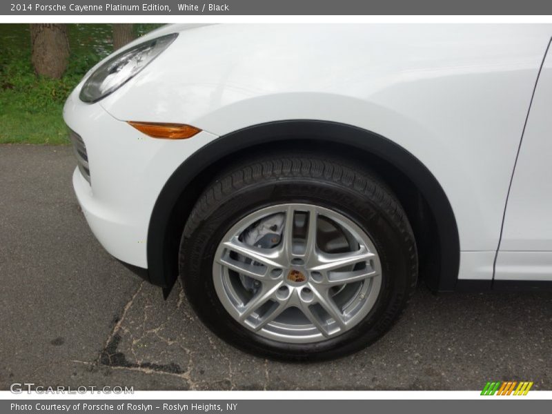 White / Black 2014 Porsche Cayenne Platinum Edition