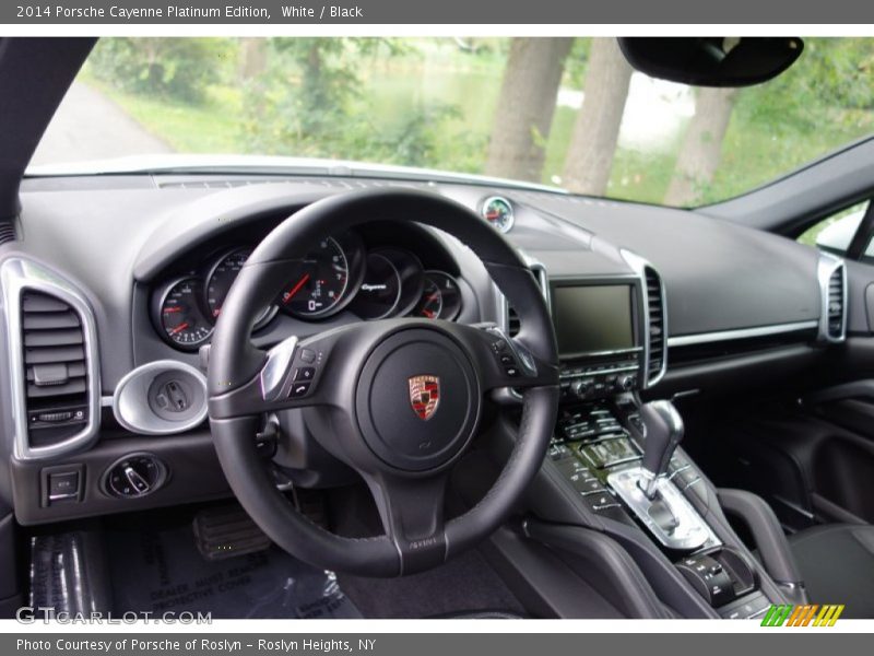 White / Black 2014 Porsche Cayenne Platinum Edition