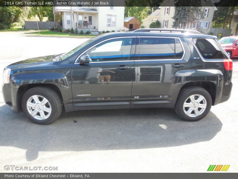 Ashen Gray Metallic / Jet Black 2014 GMC Terrain SLE AWD