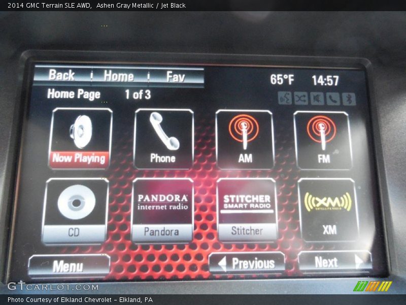 Ashen Gray Metallic / Jet Black 2014 GMC Terrain SLE AWD