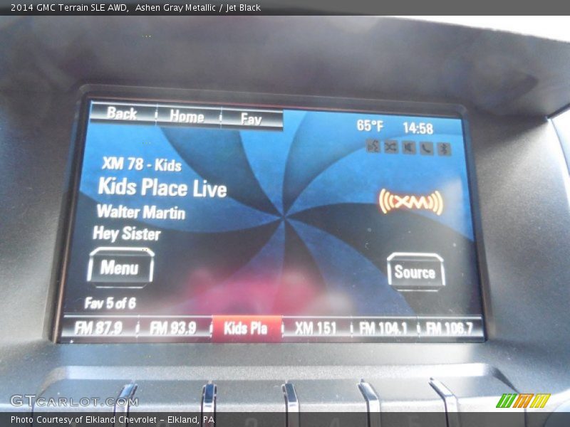 Ashen Gray Metallic / Jet Black 2014 GMC Terrain SLE AWD