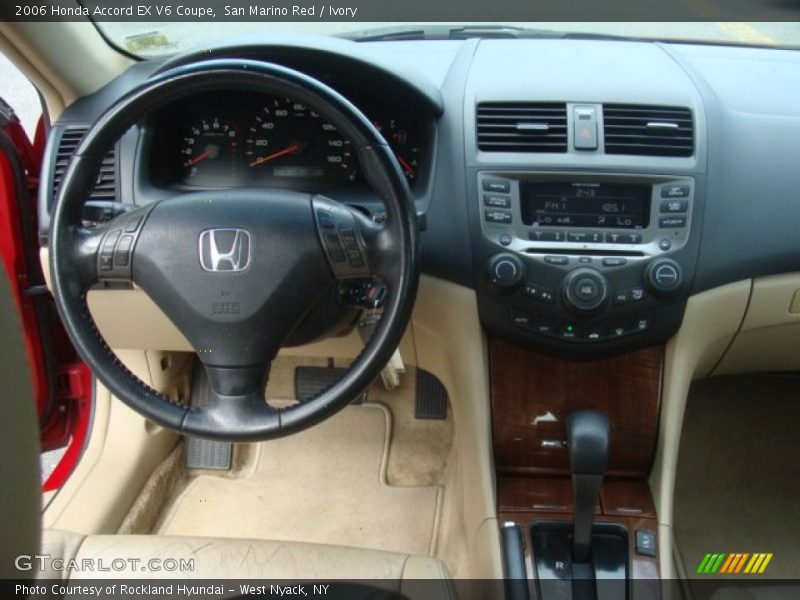 San Marino Red / Ivory 2006 Honda Accord EX V6 Coupe
